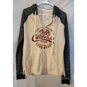 Women's CALI LOVE Heritage Pacific Merchants Hoodie Size Large